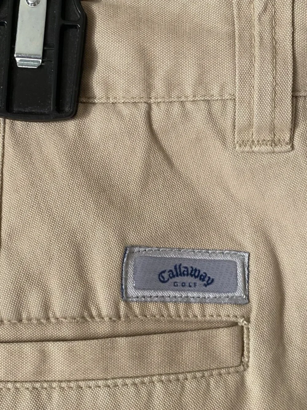 Callaway X Series Golf Shorts Men 38 Tan Pleated Front Performance Casual